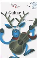 Guitar Planner: Music Organizer For Guitarists, Monthly Schedule, Gift Idea For Men & Women Musicians, (110 Pages, Lined, 6 x 9)