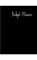 Budget Planner: Daily, weekly & monthly financial planner to organize and track your spending and saving. Expense tracker. Personal finance organizer. Black