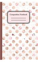 Composition Notebook: A Notebook to Write in for Everyone. Spacious 6 x 9. Used for an Everyday Writer for Men, Women, Children, Housewives and Teens With Browns and Crea
