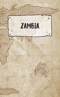 Zambia: Ruled Travel Diary Notebook or Journey Journal - Lined Trip Pocketbook for Men and Women with Lines