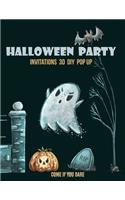 Halloween party invitations 3d diy pop up: 20 invitations to trim, fold and create unique halloween invitations, for kids and adults. Includes tips of how to throw a sustainable party. Eco fr