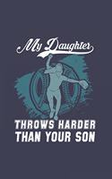 My Daughter Throws Harder Than Your Son: Funny Sports 2020 Planner - Weekly & Monthly Pocket Calendar - 6x9 Softcover Organizer - For Softball, Fastpitch And Team Sports Fan