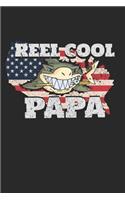 Reel Cool Papa: Notebook A5 for the Reel Cool Dad for Fathers Day I A5 (6x9 inch.) I Gift I 120 pages I square Grid I Squared