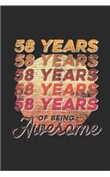 58 Years Of Being Awesome