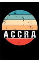 Accra: 100 Pages 6 'x 9' - Travel Journal or Notebook