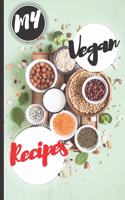 Blank Vegan Recipe Book 
