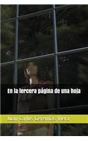 En la tercera página de una hoja