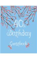 40th Birthday Guestbook