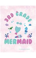 3rd Grade Mermaid Storybook Paper: School Teachers, Pre-K, Kindergarten, First, Second and Third Grade Students, Creative Journal, Primary Write and Draw Notebook, 100 Pages 8.5" X 11