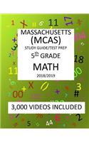 5th Grade MASSACHUSETTS MCAS, 2019 MATH, Test Prep