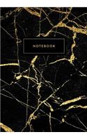 Notebook: (Trendy Marble and Gold)
