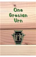 One Grecian Urn: Blank Journal and Musical Theater Quote