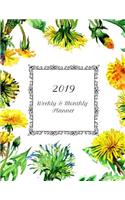 2019 Weekly & Monthly Planner