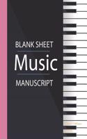 Blank Sheet Music Manuscript