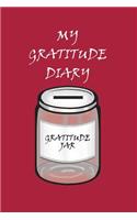 My Gratitude Diary: Red Cover - Gratitude Day by Day Book for You to Add Your Thanks and More(1 Red Cover - 6" X 9")