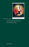 Stimme Und Sprechkunste Im 20. Jahrhundert