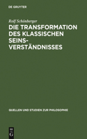 Transformation des klassischen Seinsverständnisses