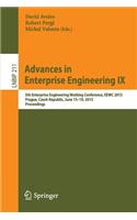 Advances in Enterprise Engineering IX