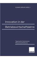 Innovation in Der Betriebswirtschaftslehre