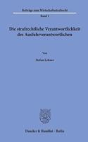 Die Strafrechtliche Verantwortlichkeit Des Ausfuhrverantwortlichen