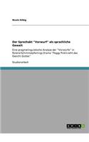Der Sprechakt 