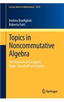 Topics in Noncommutative Algebra