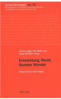 Entwicklung, Recht, Sozialer Wandel