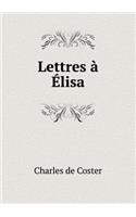 Lettres à Élisa