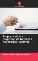 Proposta de um programa de formação pedagógica contínua