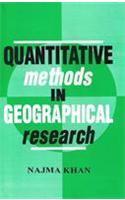 Quantitative Methods in Geographical Research