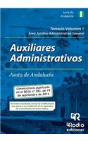 Auxiliares Administrativos de La Junta de Andalucia. Area Juridico Administrativa General: Temario. Volumen 1