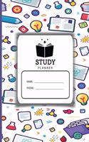 Academic Planner for Students: Study Planner Elementary Scheduling for Students, Highschool, College and Faculty Exam Preparation, Study Goal Tracker, Language Learning Progress T(Study AIDS)