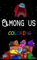Among Us Coloring Book for kids and adults