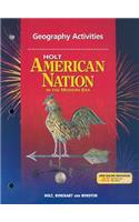 Holt American Nation in the Modern Era: Geography Activities