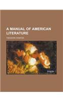 A Manual of American Literature