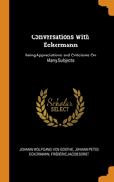 Conversations With Eckermann