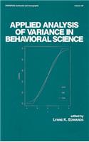 Applied Analysis of Variance in Behavioral Science