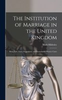 Institution of Marriage in the United Kingdom