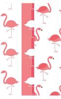Silhouette Flamingo: Flamingo Lovers Gift Lined Notebook Journal 110 Pages