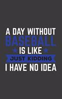 A Day Without Baseball Is Like