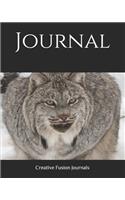 Journal: Wildlife Journal - Alaska, Lynx, Alaskan Wildlife, American Wildlife, Arctic Animals, Wild Cat, - 8x10"