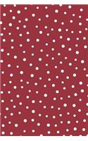 Trendy Polka Dots Design Notebook: Dot Grid Journal 6 X 9