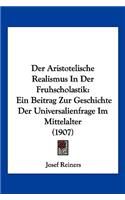 Aristotelische Realismus In Der Fruhscholastik