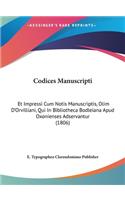 Codices Manuscripti