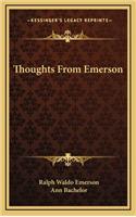 Thoughts from Emerson