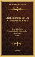 Uber Hornschuchia Nees Und Mosenodendron R. E. Fries