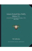 Adatok Erdodi Baro Palffy Miklos V1