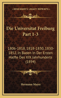 Die Universitat Freiburg Part 1-3