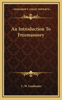 Introduction To Freemasonry