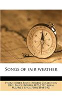 Songs of Fair Weather